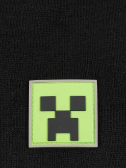 Bonnet Minecraft noir garçon