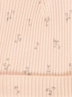Bonnet naissance rose baby (0-3M)