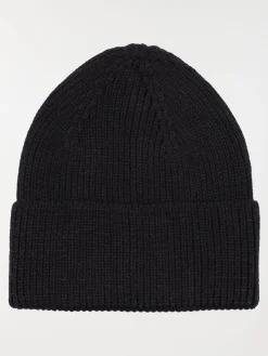 Bonnet noir revers garçon