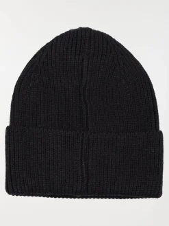 Bonnet noir revers garçon