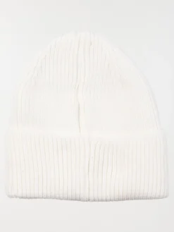 Bonnet revers écru fille