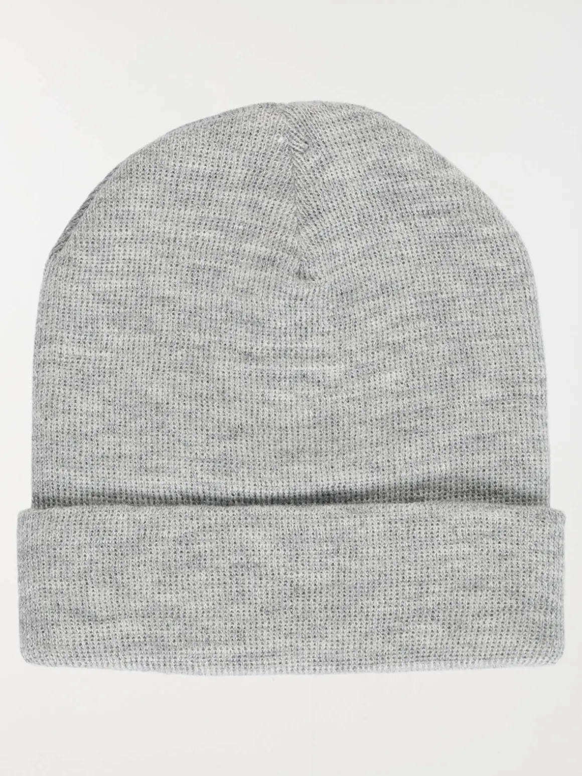 Bonnet revers gris clair chiné garçon