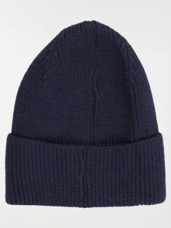 Bonnet revers marine garçon