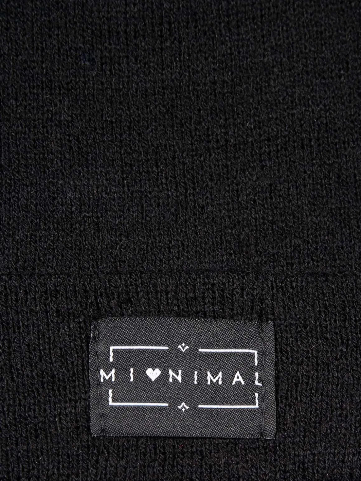 Bonnet revers noir femme
