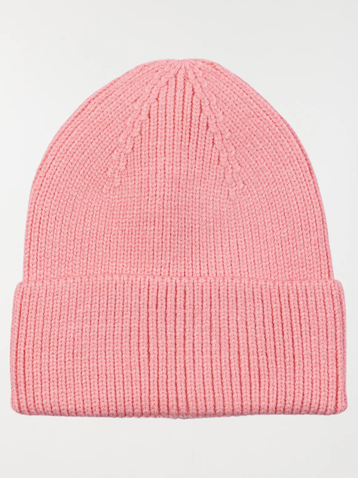 Bonnet revers rose fille