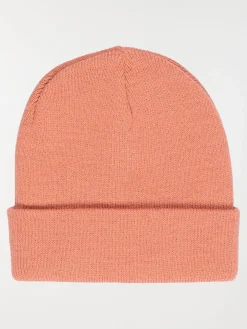 Bonnet revers rose fille