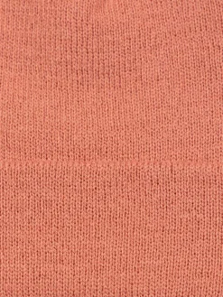 Bonnet revers rose fille