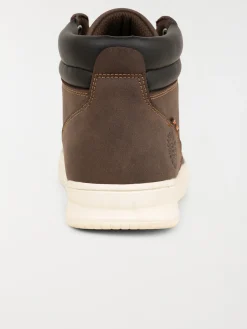 Boots à lacets homme marron (40-46)