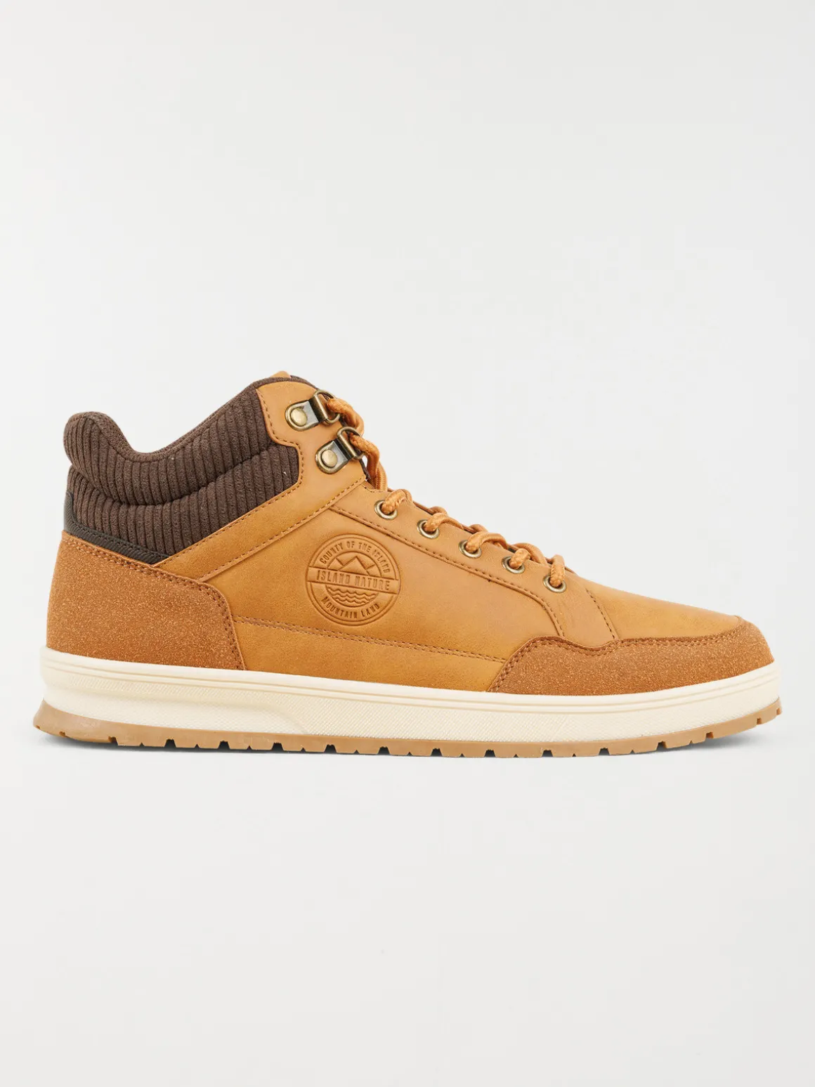 Boots à lacets tan homme (40-46)