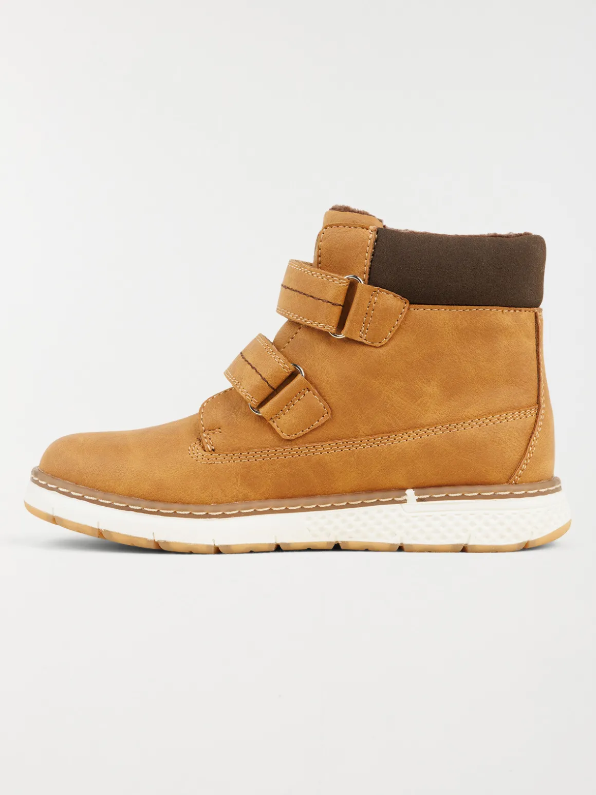 Boots à scratchs camel garçon (24-30)