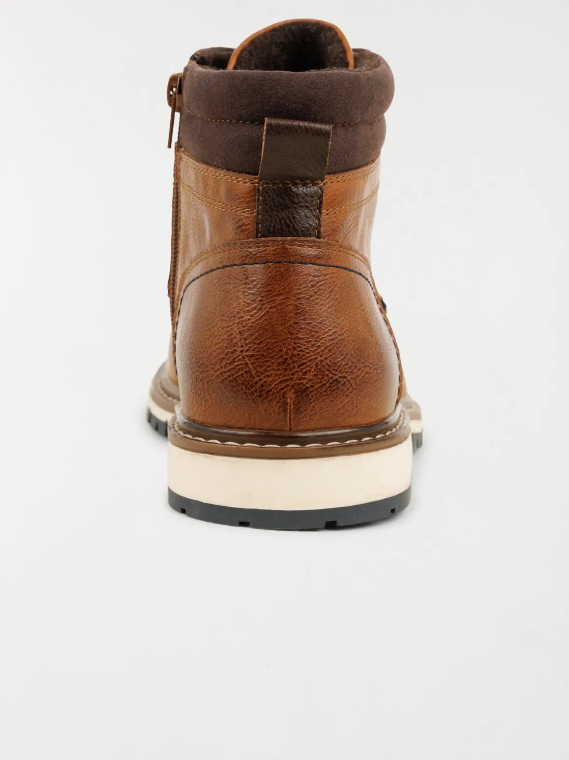 Boots camel lacets homme (40-46)