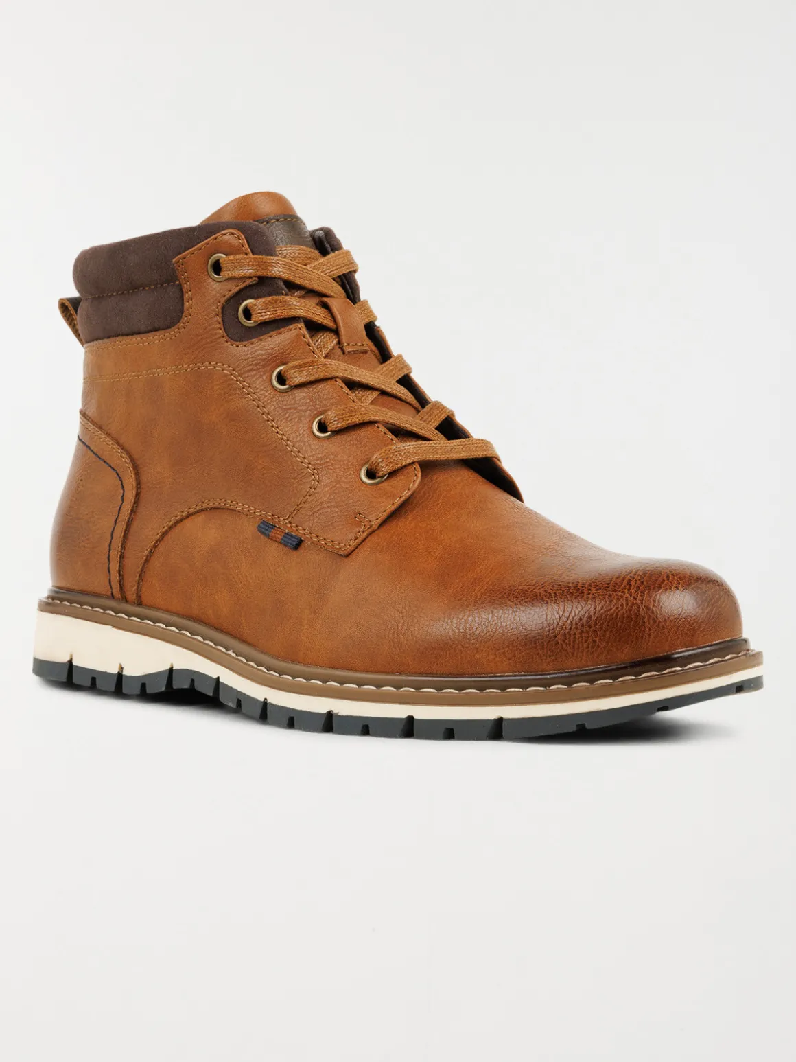 Boots camel lacets homme (40-46)