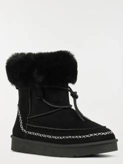 Boots coloris noir femme (36-41)