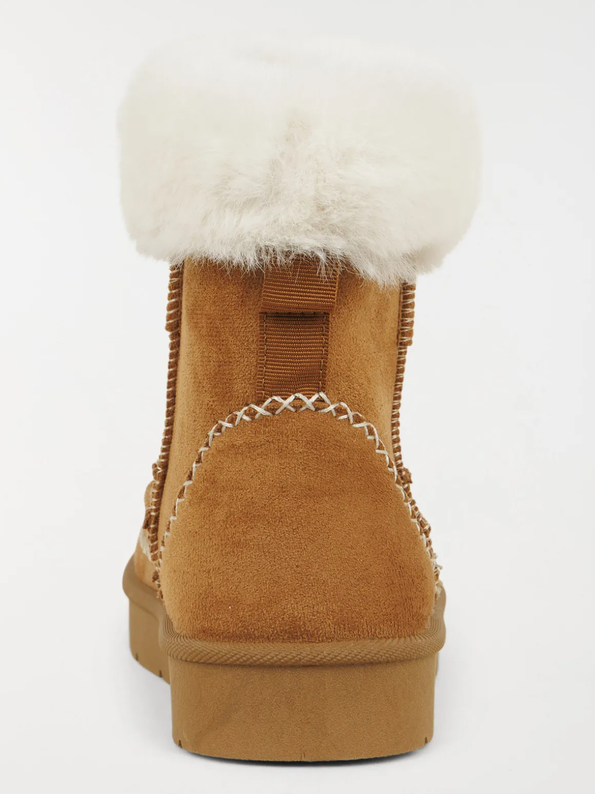 Boots fourrées coloris tan femme (36-41)