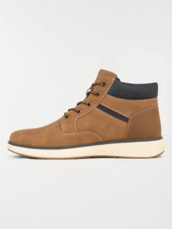 Boots lacets homme camel (40-46)