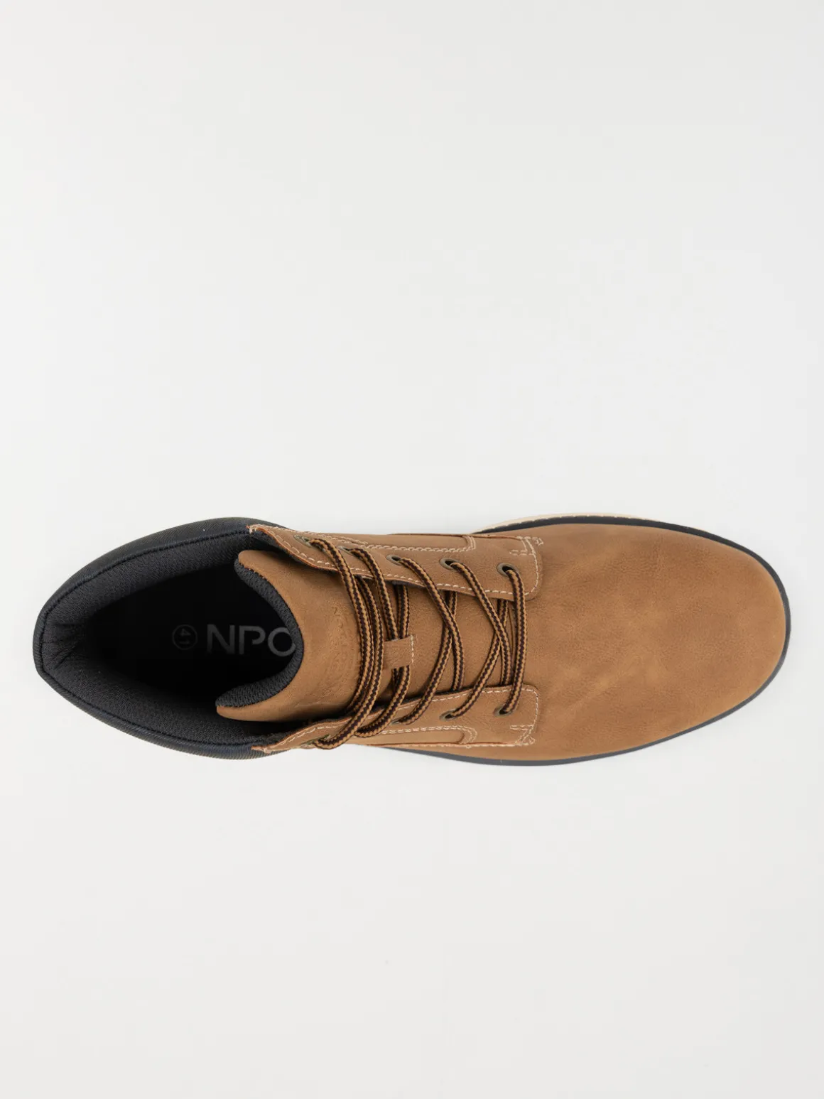 Boots lacets homme camel (40-46)