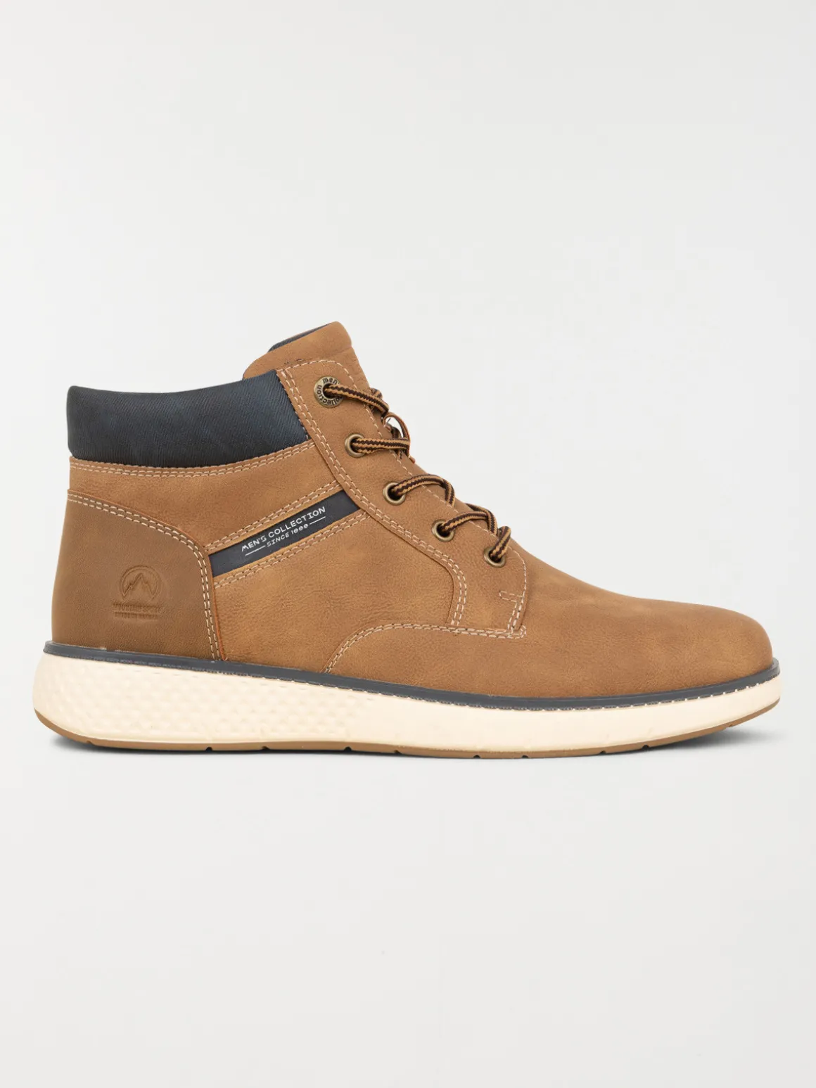 Boots lacets homme camel (40-46)