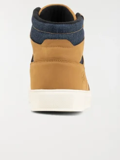 Boots lacets homme jaune (40-45)