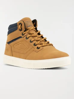 Boots lacets homme jaune (40-45)