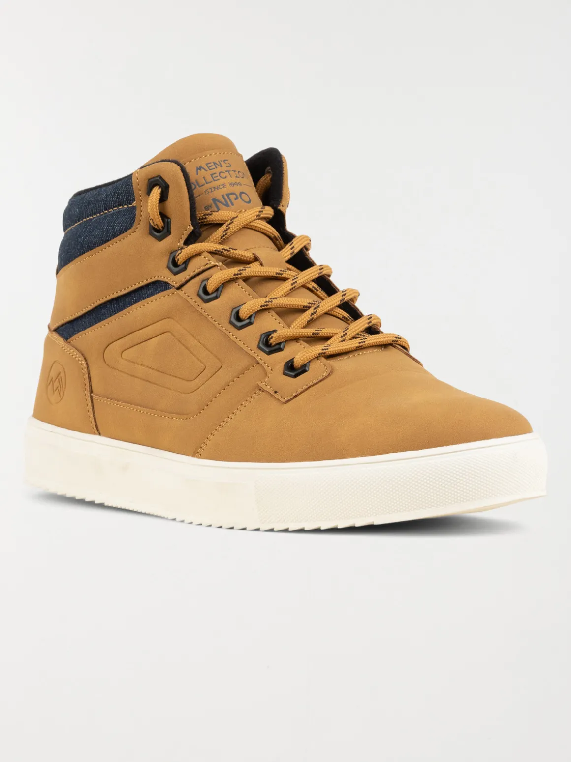 Boots lacets homme jaune (40-45)