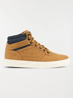 Boots lacets homme jaune (40-45)