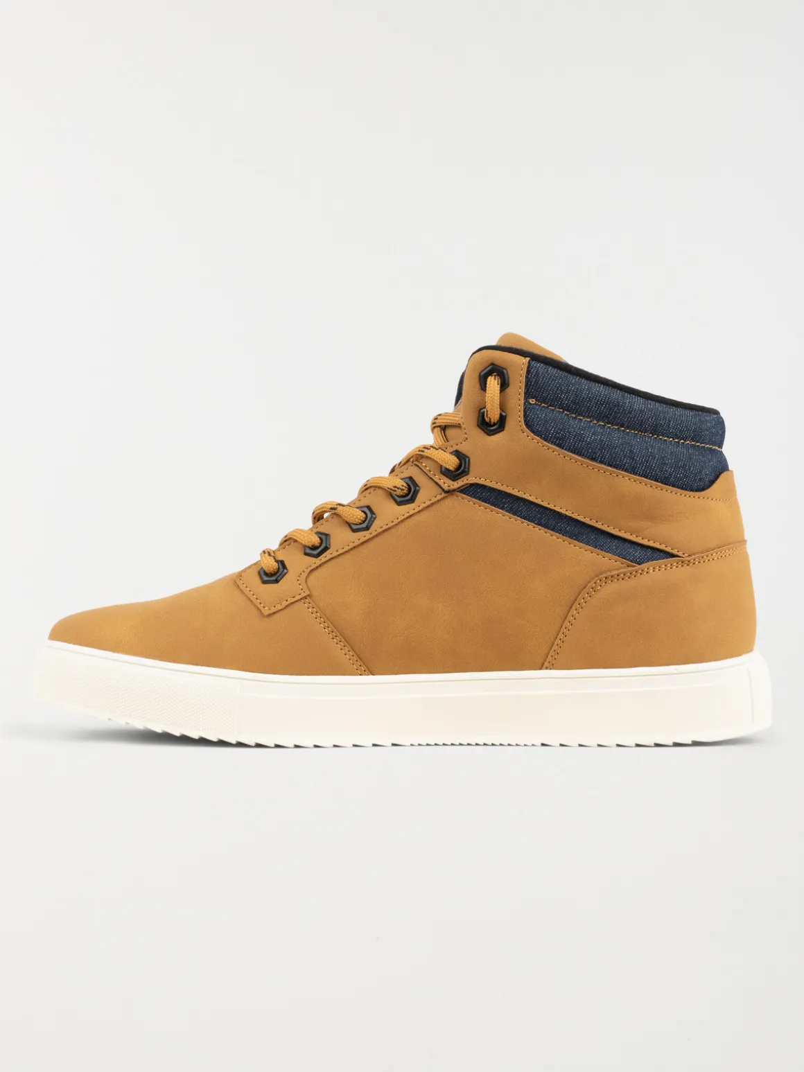 Boots lacets homme jaune (40-45)