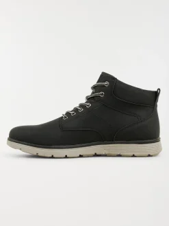 Boots lacets noires homme (40-46)