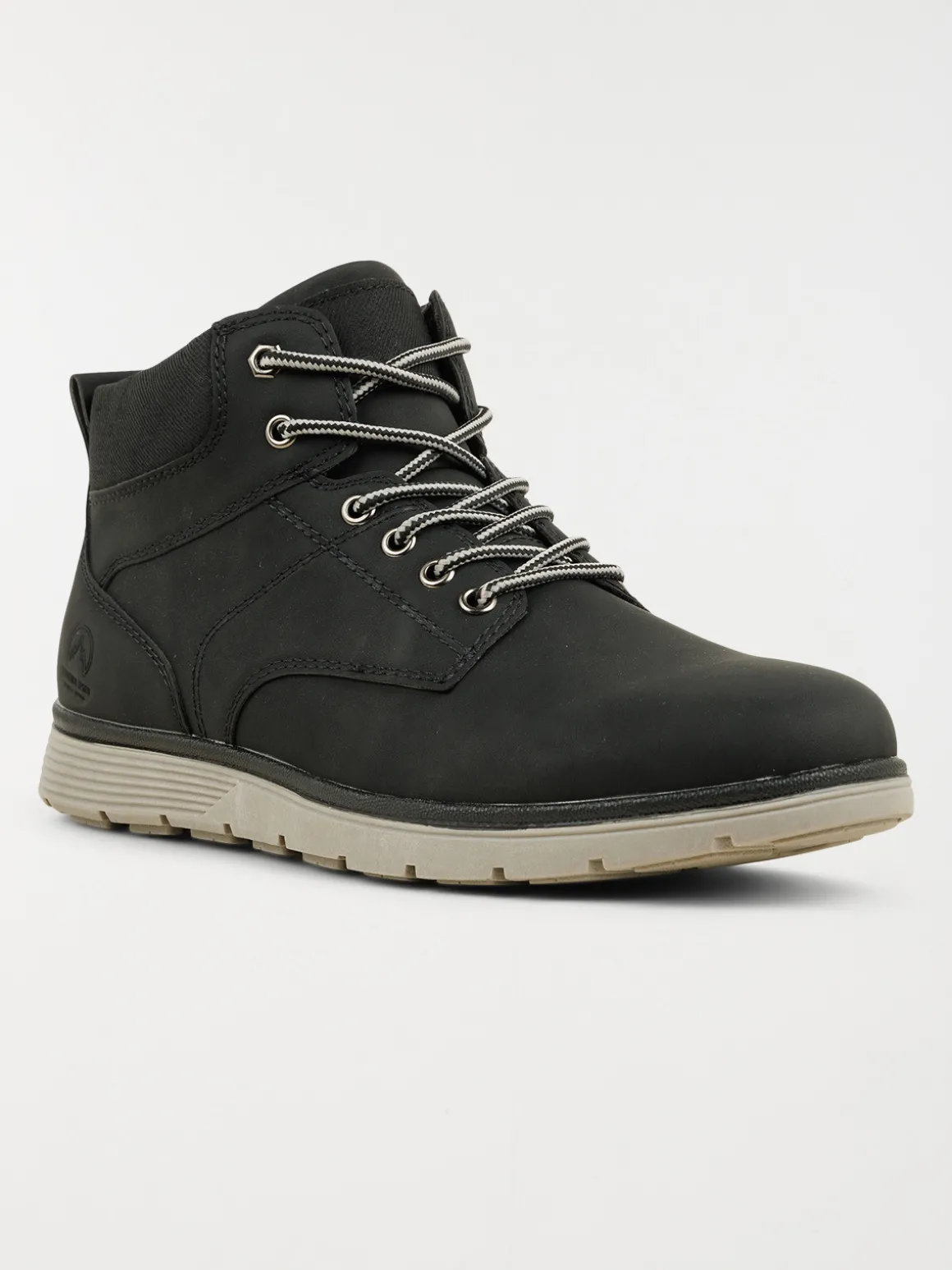 Boots lacets noires homme (40-46)