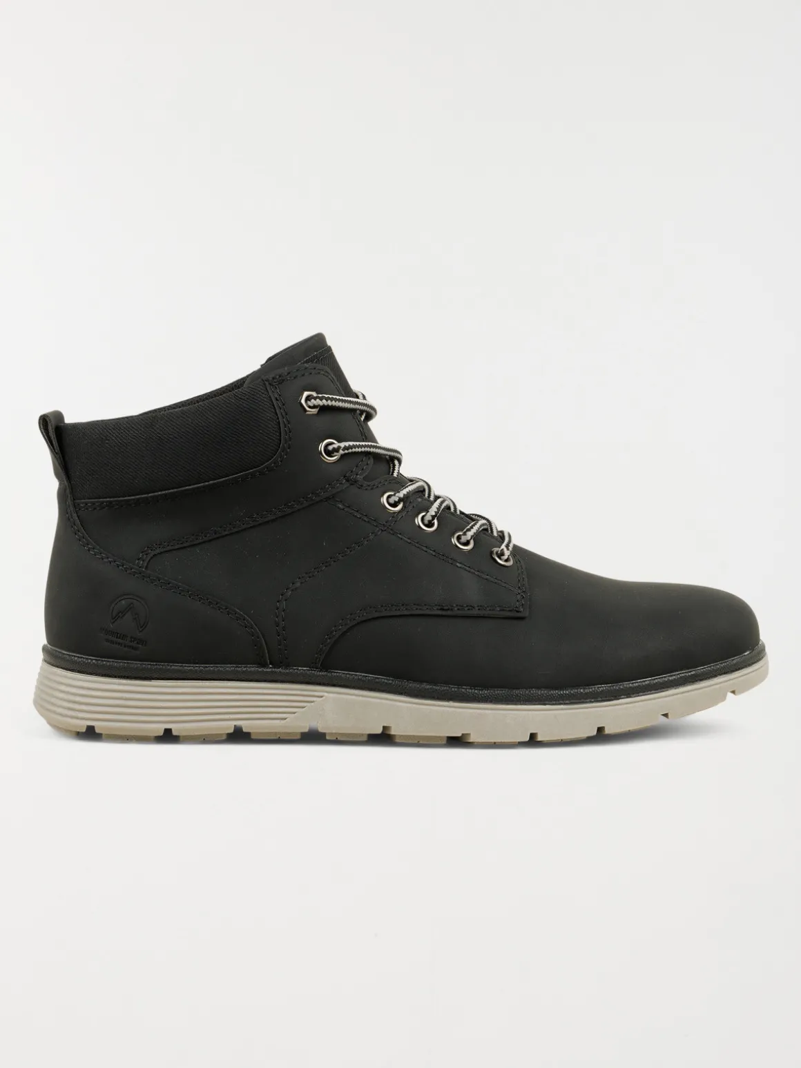 Boots lacets noires homme (40-46)