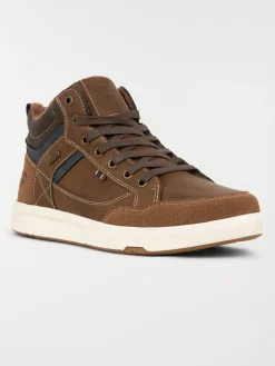 Boots marrons à lacets homme (40-46)