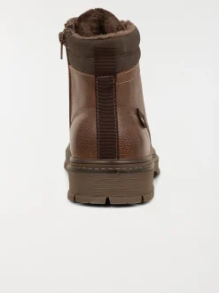Boots marrons lacets homme (40-46)