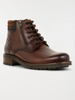 Boots marrons lacets homme (41-46)