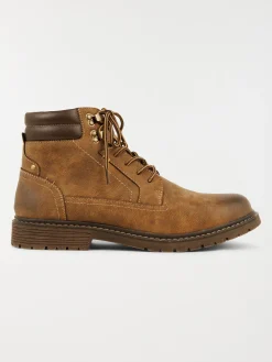 Boots marrons lacets homme (40-46)