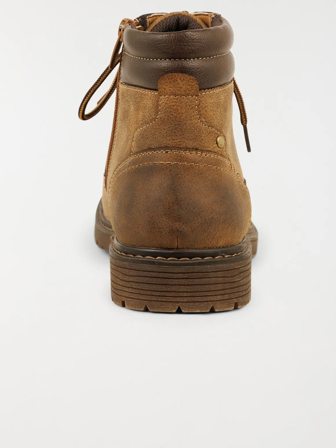 Boots marrons lacets homme (40-46)