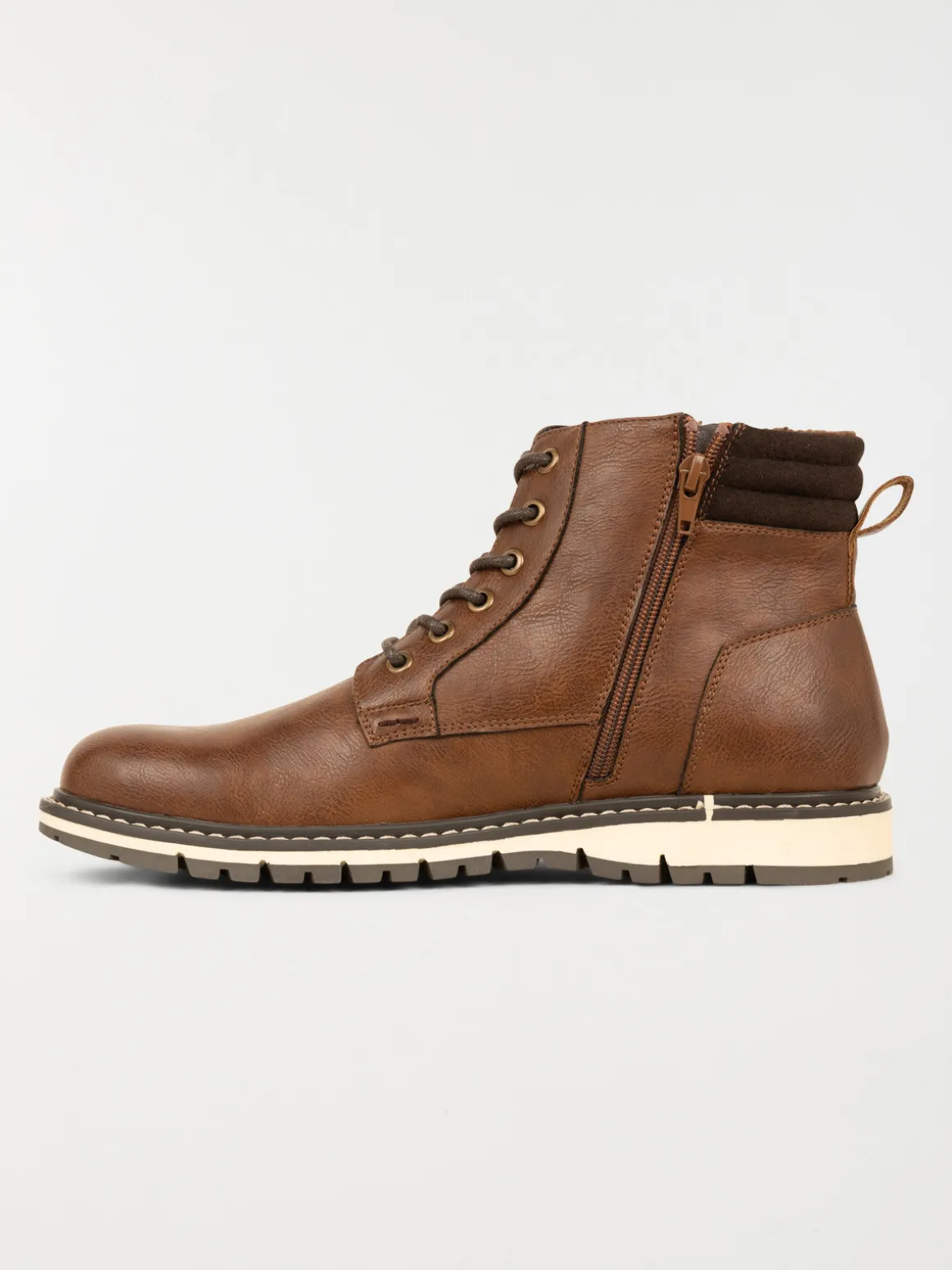 Boots montantes marrons homme (40-46)