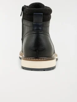 Boots noires lacets homme (40-46)