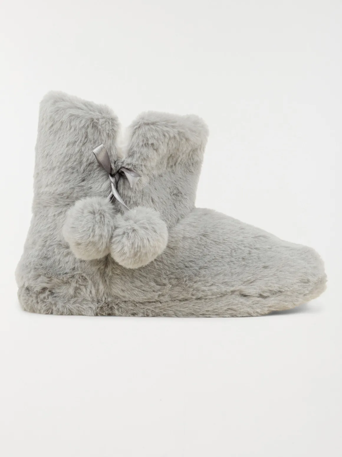 Botte chausson grise femme (36-41)