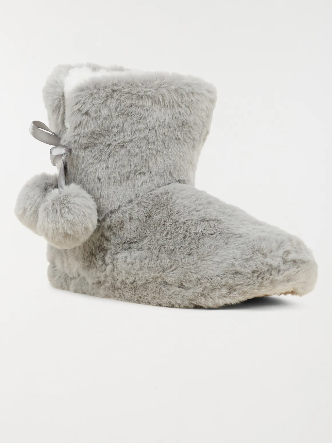 Botte chausson grise femme (36-41)