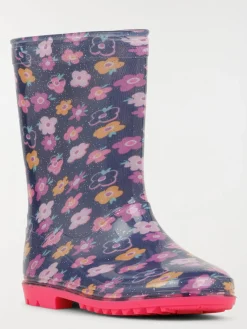 Botte de pluie fleurie fille (31-35)