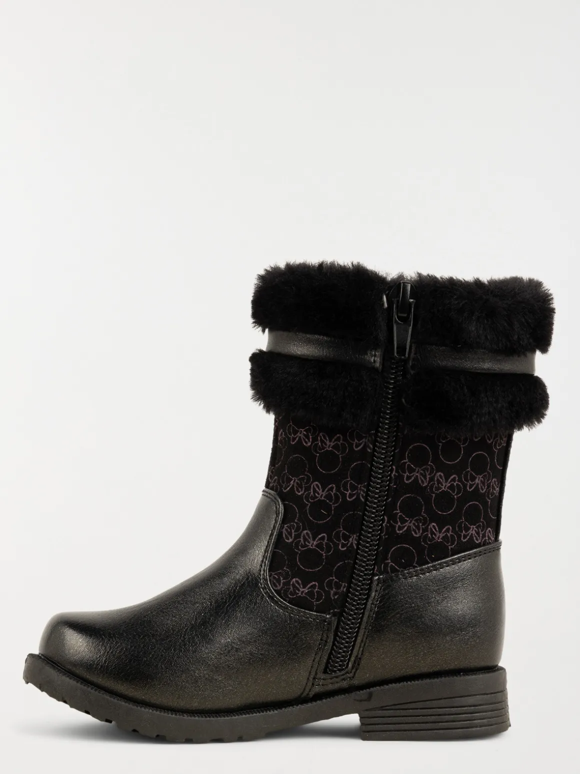 Botte noires Mickey Girly fille (24-30)