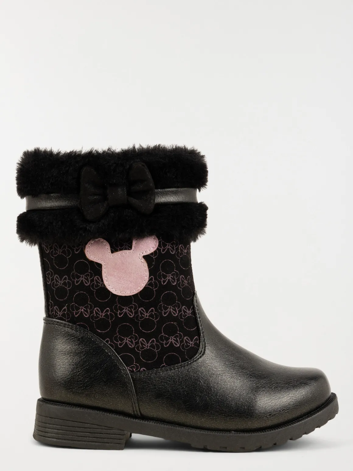 Botte noires Mickey Girly fille (24-30)