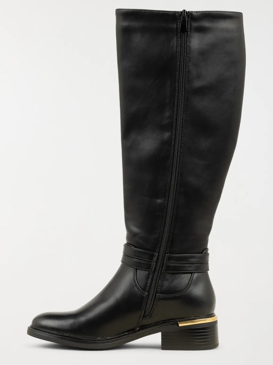 Botte plate femme détails dorés (36-41)