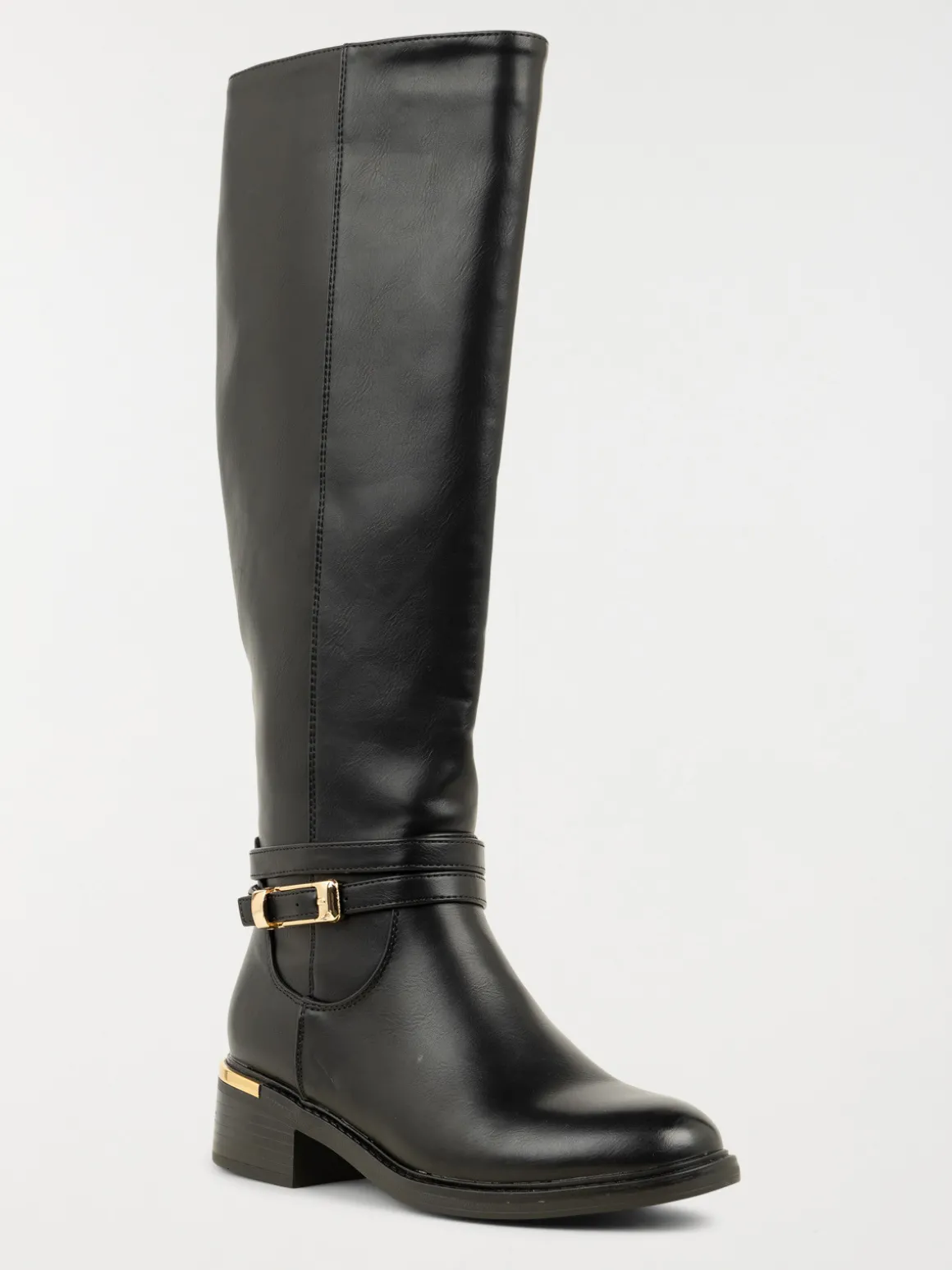 Botte plate femme détails dorés (36-41)