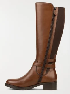 Bottes cognac foncé femme (36-41)
