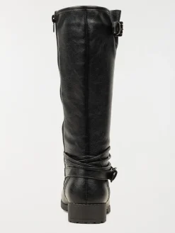 Bottes coloris noir femme (36-41)