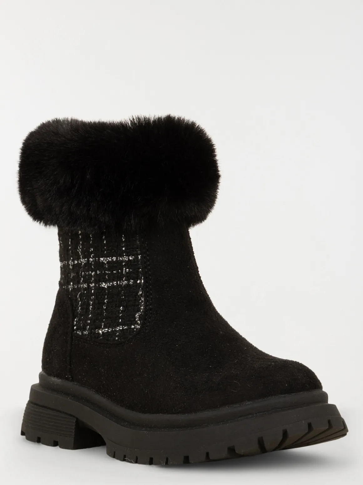 Bottes fourrées noires fille (24-30)