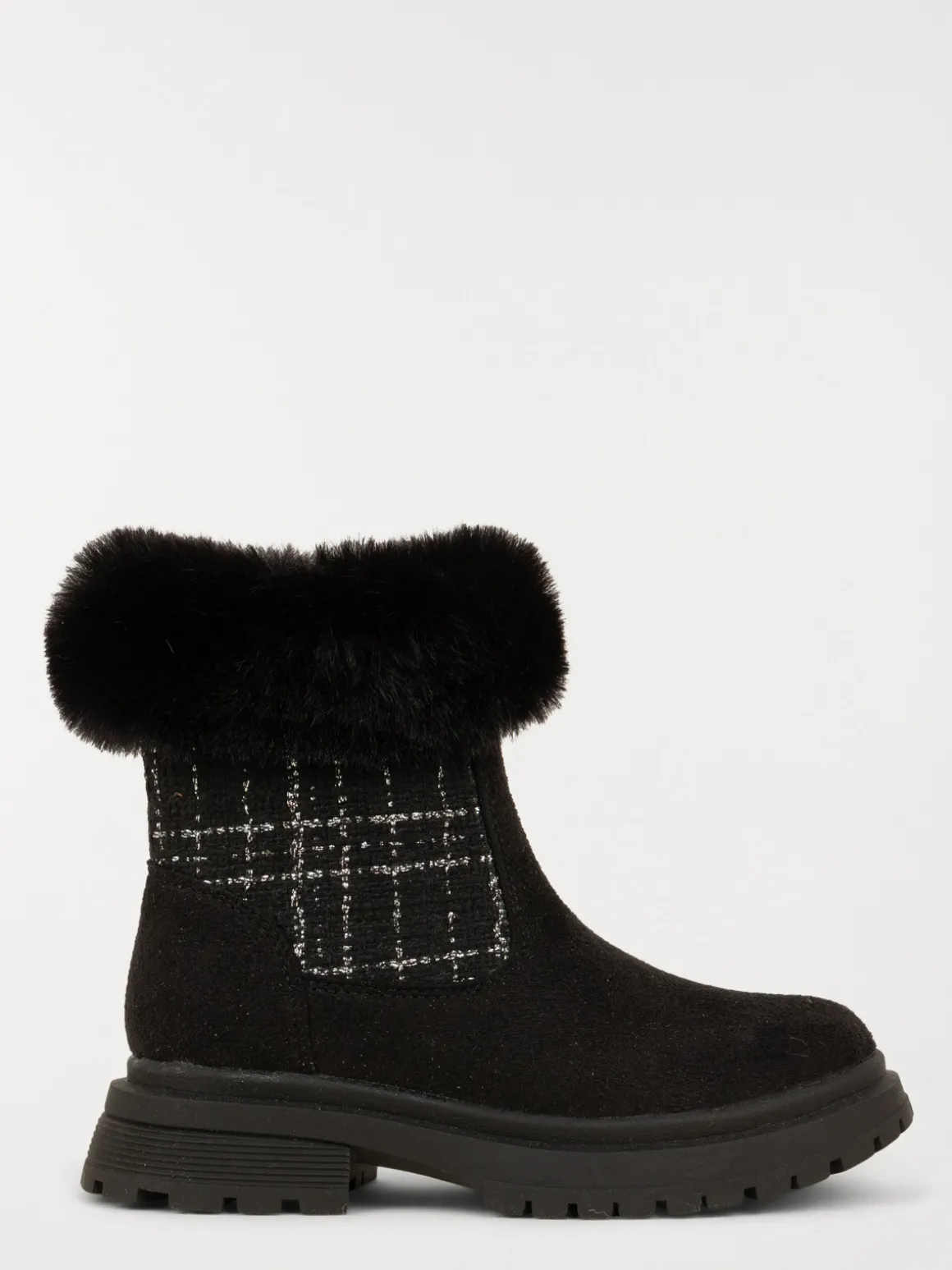 Bottes fourrées noires fille (24-30)