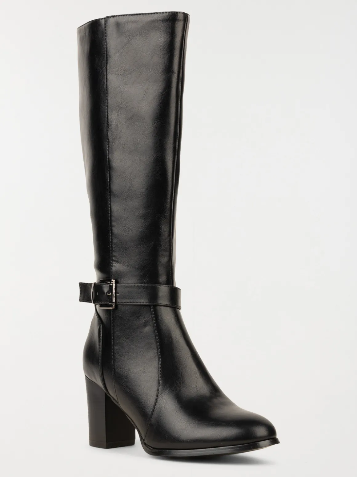 Bottes noires à talon femme (36-41)