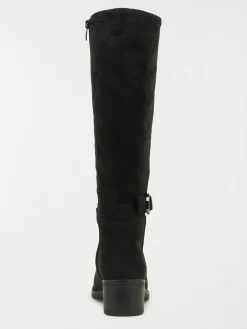 Bottes noires à talon haut femme (36-41)