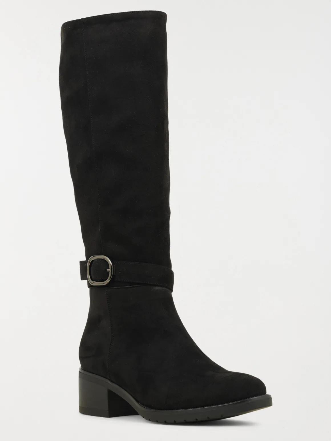 Bottes noires à talon haut femme (36-41)